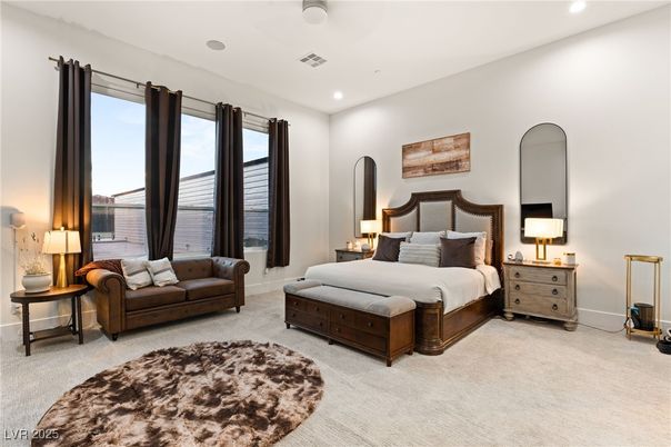 Bedroom, Interior, Recessed Lighting