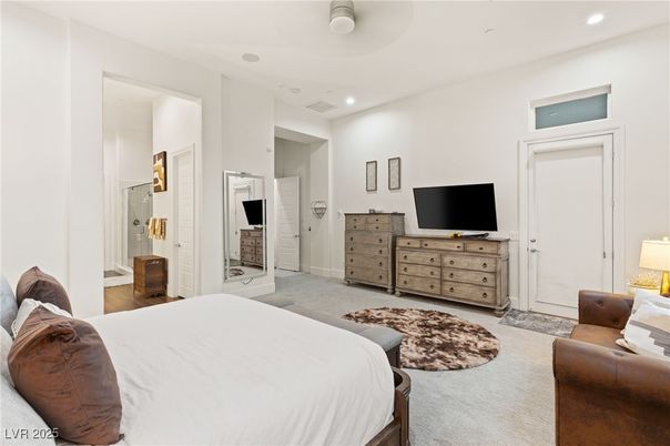 Bedroom, Interior, Recessed Lighting