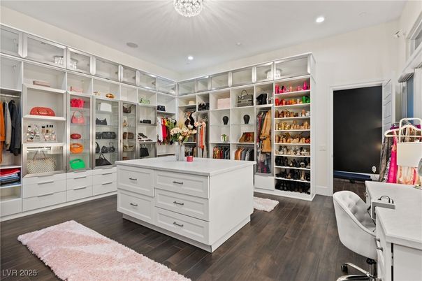Interior, Recessed Lighting, Walk-in Closets, Wood Texture Flooring