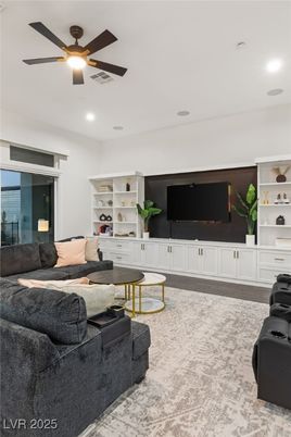 Interior, Living room, Recessed Lighting