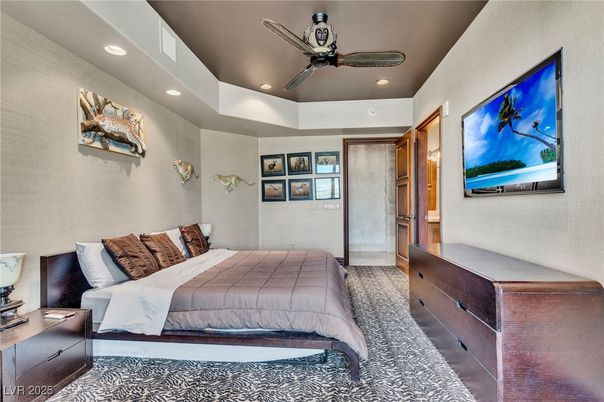Bedroom, Interior, Recessed Lighting