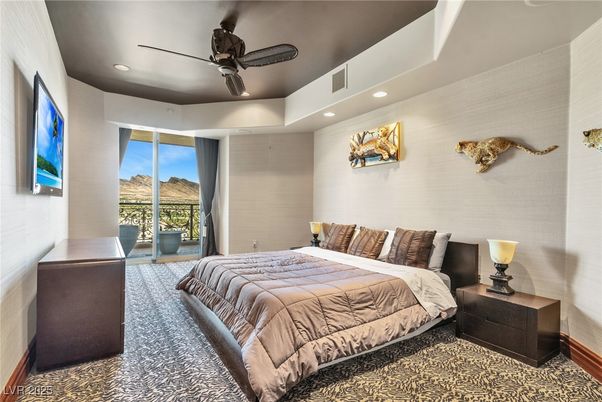 Bedroom, Interior, Recessed Lighting