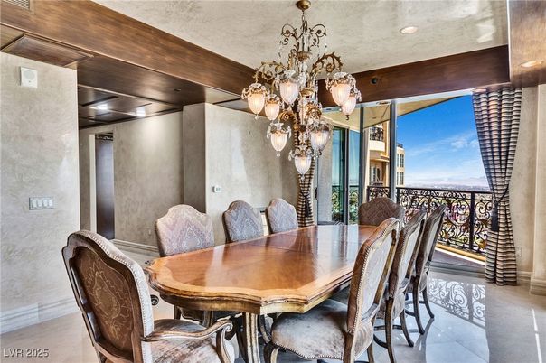 Chandelier, Dining room, Interior, Recessed Lighting