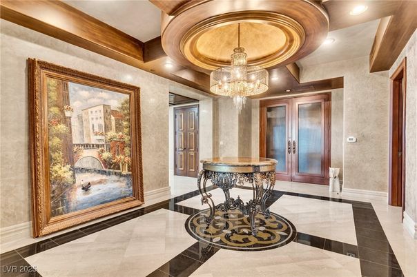 Chandelier, Interior, Recessed Lighting