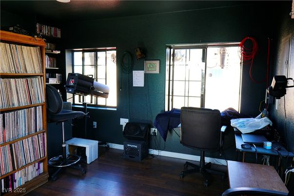 Fitness Equipment, Home Office, Interior, Wood Texture Flooring