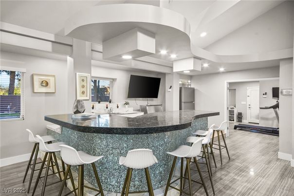 Interior, Recessed Lighting, Wood Texture Flooring