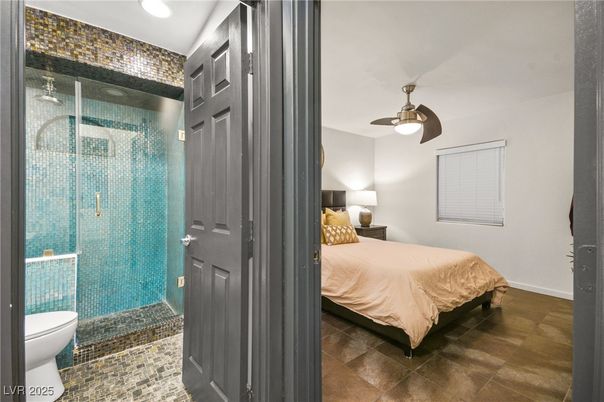 Bathroom, Bedroom, Glass Shower, Interior, Recessed Lighting
