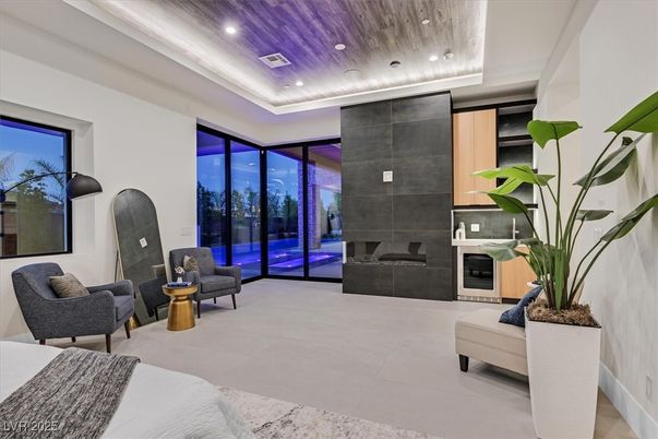 Fireplace, Interior, Living room, Recessed Lighting