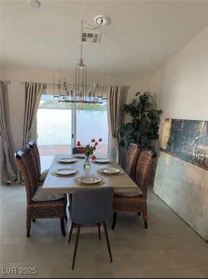 Dining room, Interior, Pendant Lights