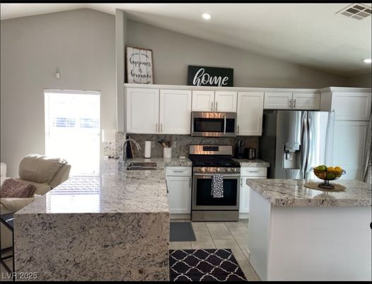 Interior, Kitchen, Recessed Lighting, Stainless Steel Appliances