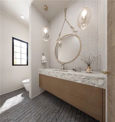 Bathroom, Interior, Pendant Lights, Recessed Lighting