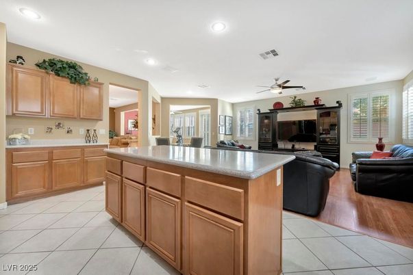 Interior, Kitchen, Living room, Recessed Lighting, Wood Texture Flooring