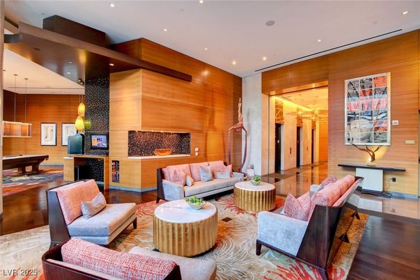 Billiard Table, Fireplace, Game Room, Interior, Living room, Pendant Lights, Recessed Lighting, Wood Texture Flooring, Wooden Walls