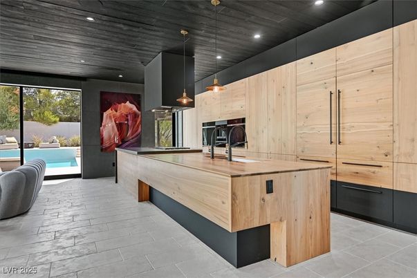 Interior, Kitchen, Pendant Lights, Recessed Lighting