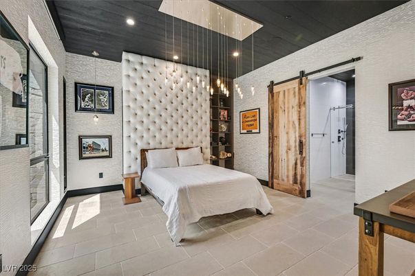 Bedroom, Interior, Pendant Lights, Recessed Lighting