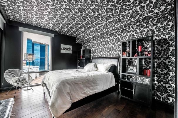 Bedroom, Interior, Wood Texture Flooring
