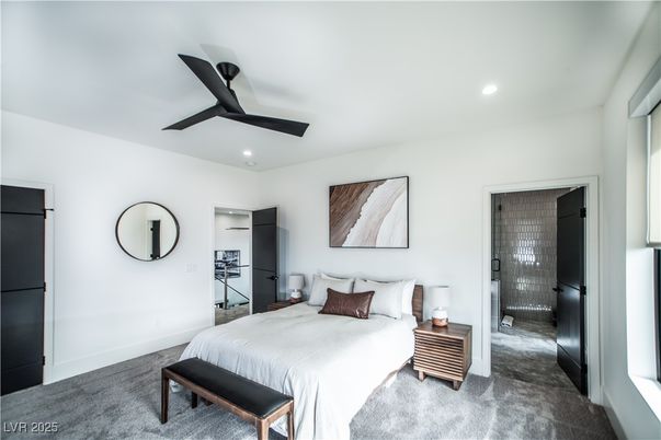 Bedroom, Interior, Recessed Lighting