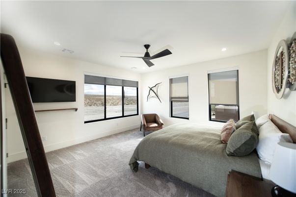 Bedroom, Interior, Recessed Lighting, Water