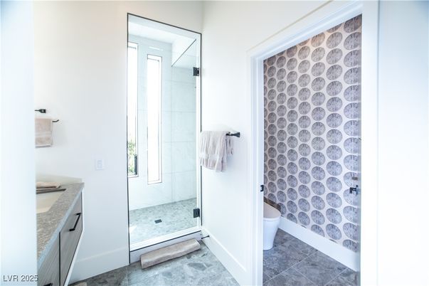 Bathroom, Glass Shower, Interior