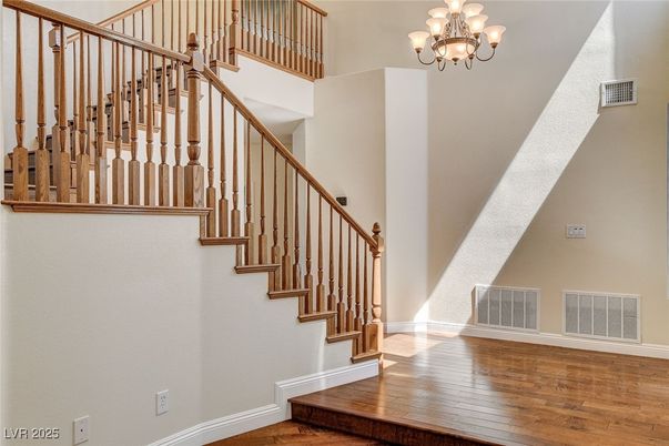 Chandelier, Interior, Wood Texture Flooring