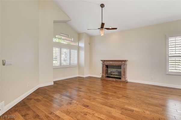 Empty room, Fireplace, Interior, Wood Texture Flooring
