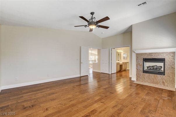 Empty room, Fireplace, Interior, Wood Texture Flooring