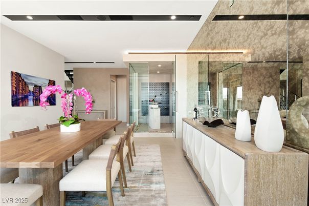 Dining room, Interior, Recessed Lighting