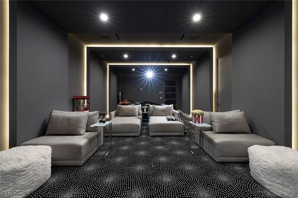 Interior, Living room, Recessed Lighting