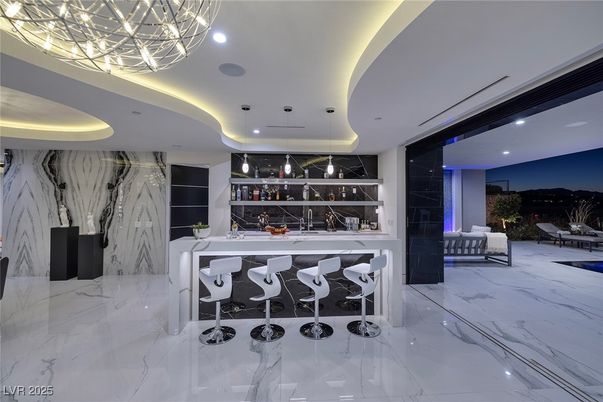 Interior, Marble, Marble Walls, Pendant Lights, Recessed Lighting