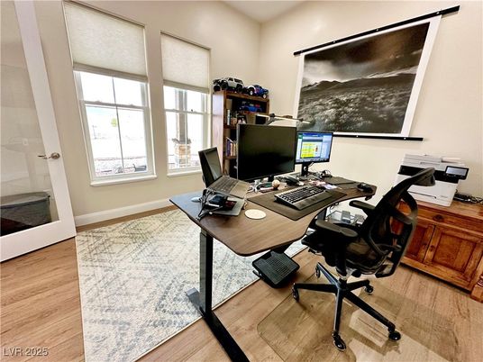 Home Office, Interior, Wood Texture Flooring
