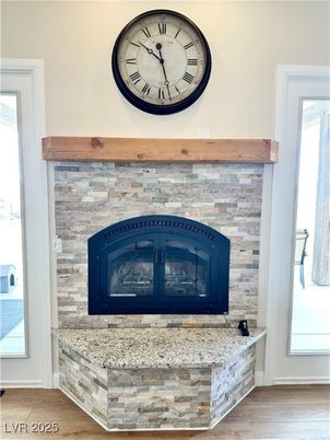 Fireplace, Interior, Wood Texture Flooring