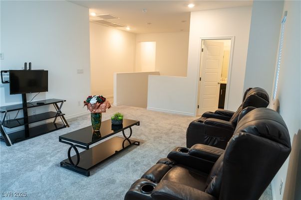 Home Theatre Room, Interior, Recessed Lighting