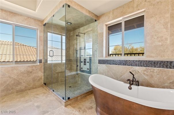 Bathroom, Free Standing Baths, Glass Shower, Interior