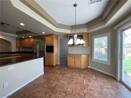 Chandelier, Interior, Kitchen, Pendant Lights, Recessed Lighting, Stainless Steel Appliances
