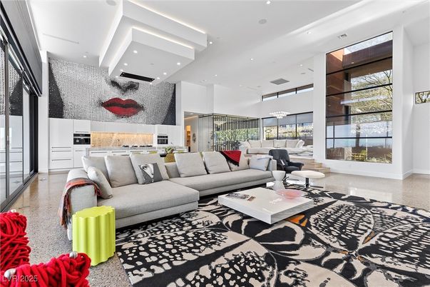 Interior, Kitchen, Living room, Recessed Lighting