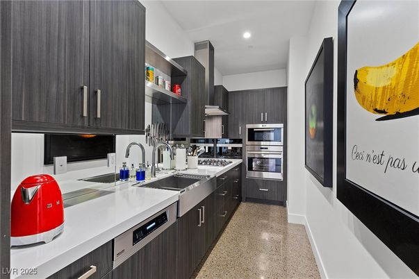 Interior, Kitchen, Recessed Lighting, Stainless Steel Appliances