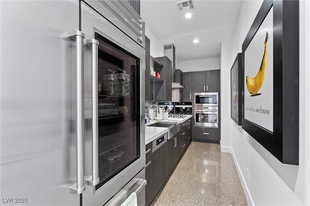 Interior, Kitchen, Recessed Lighting, Stainless Steel Appliances
