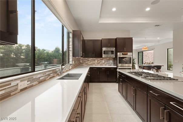 Interior, Kitchen, Recessed Lighting, Stainless Steel Appliances