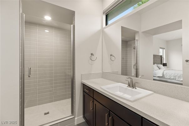 Bathroom, Bedroom, Glass Shower, Interior, Recessed Lighting