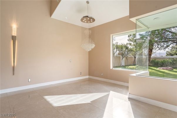 Chandelier, Empty room, Interior