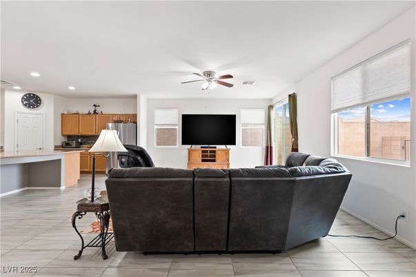 Interior, Kitchen, Living room, Recessed Lighting