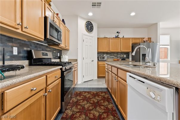 Interior, Kitchen, Recessed Lighting, Stainless Steel Appliances