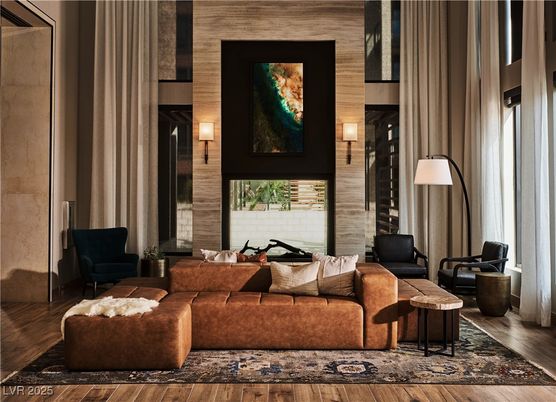Fireplace, Interior, Living room, Wood Texture Flooring