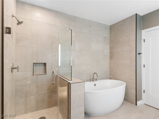 Bathroom, Free Standing Baths, Glass Shower, Interior