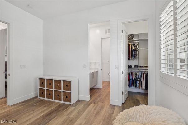 Interior, Walk-in Closets, Wood Texture Flooring