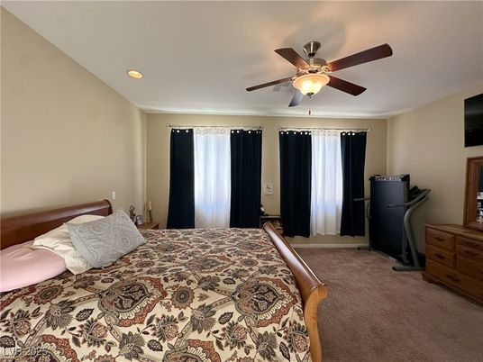 Bedroom, Interior, Recessed Lighting