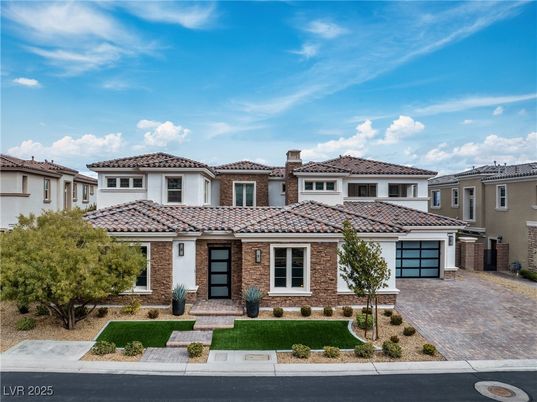 Attached, Exterior, Facade, Brick Facade, Mediterranean