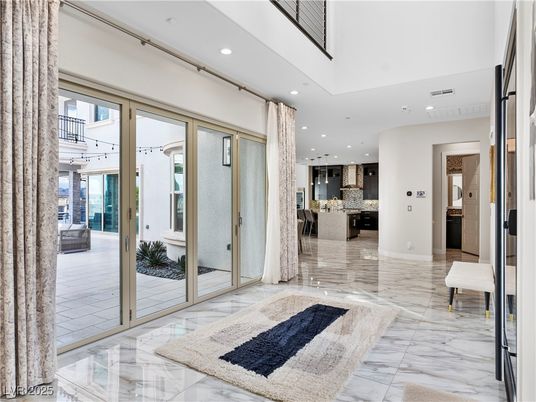 Interior, Kitchen, Marble, Recessed Lighting