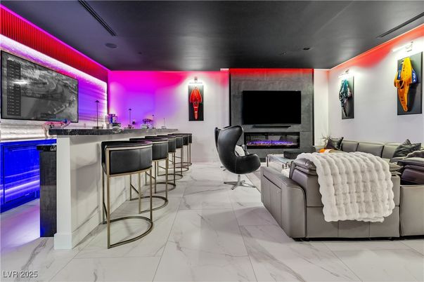 Interior, Living room, Marble, Recessed Lighting