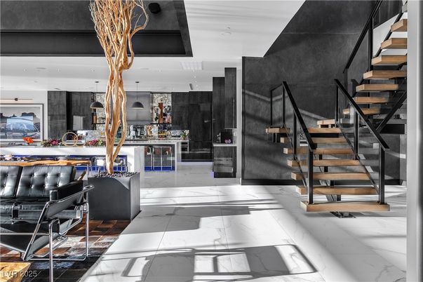 Interior, Marble, Pendant Lights